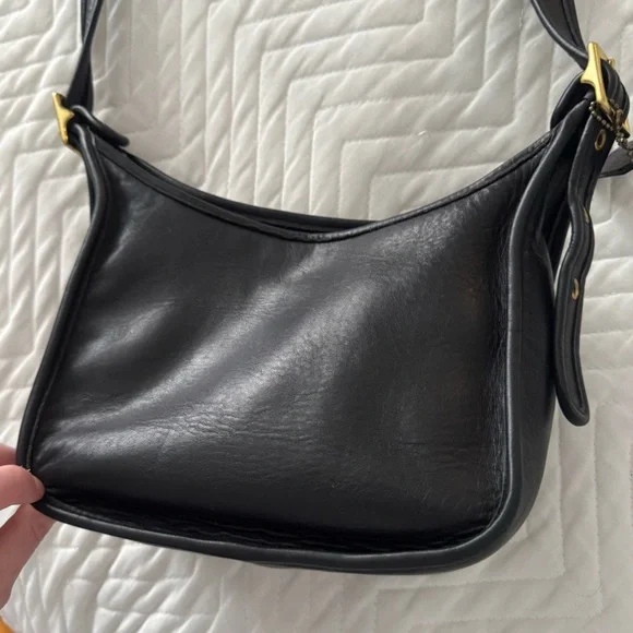 Coach Vintage Janice Legacy Bag Black Leather - Picture 7 of 11